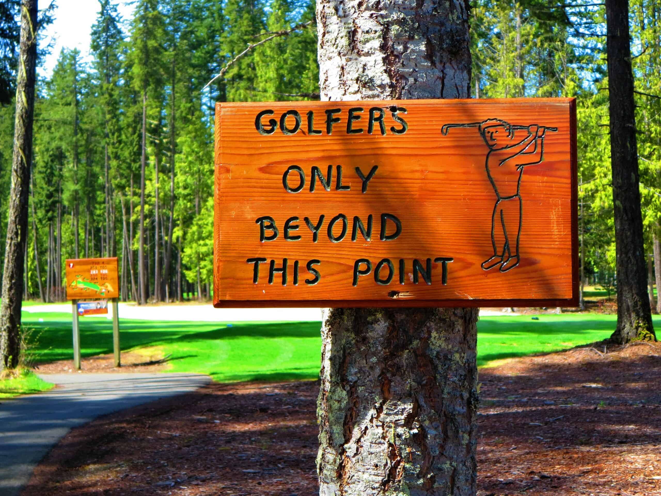 golfers only